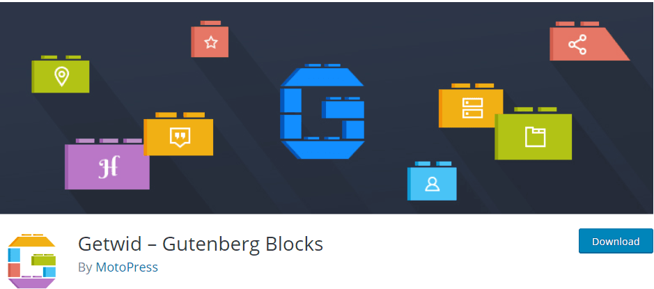 Getwid-gutenberg ブロック 