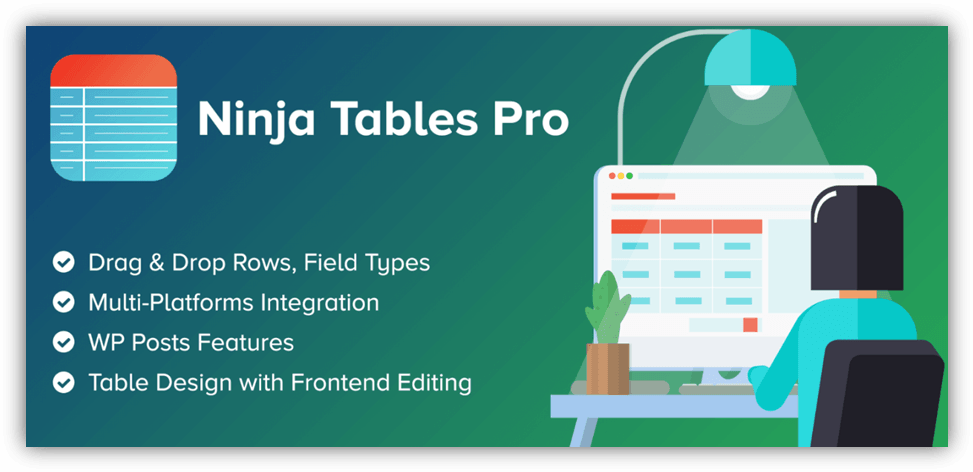  plugin Ninja Tables 