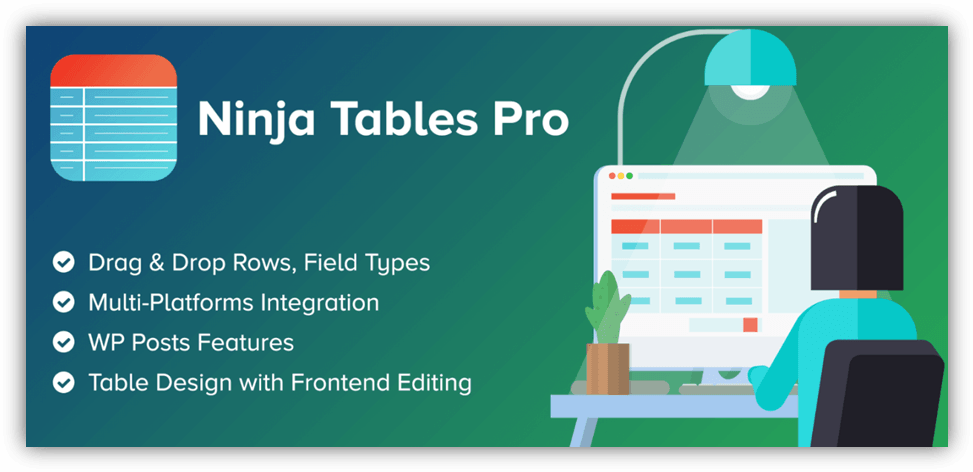 Ninja Tables plugin 