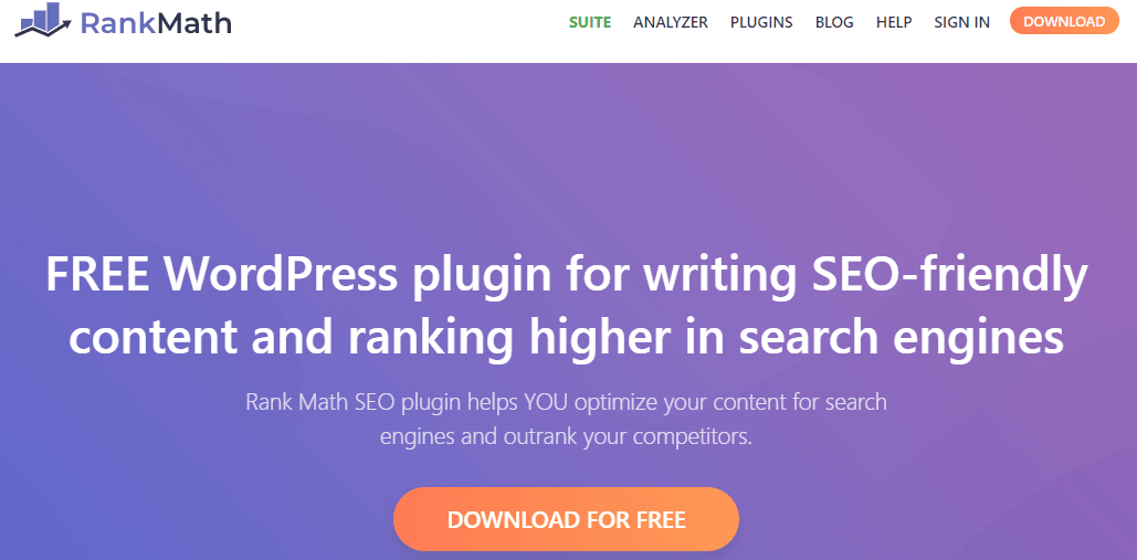 Rank Math SEO- plugin 