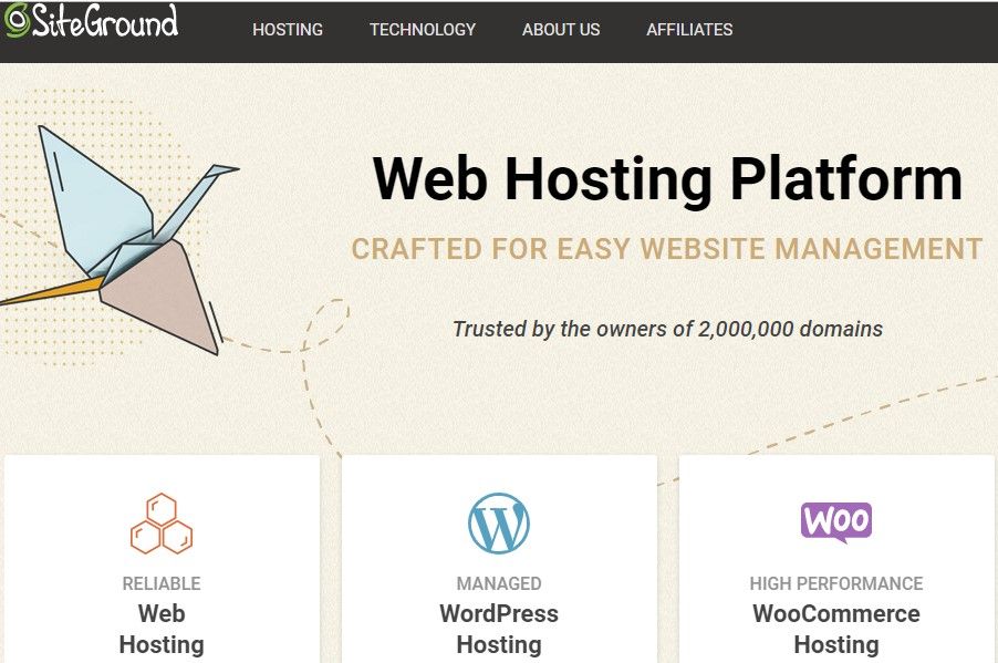 Siteground hosting