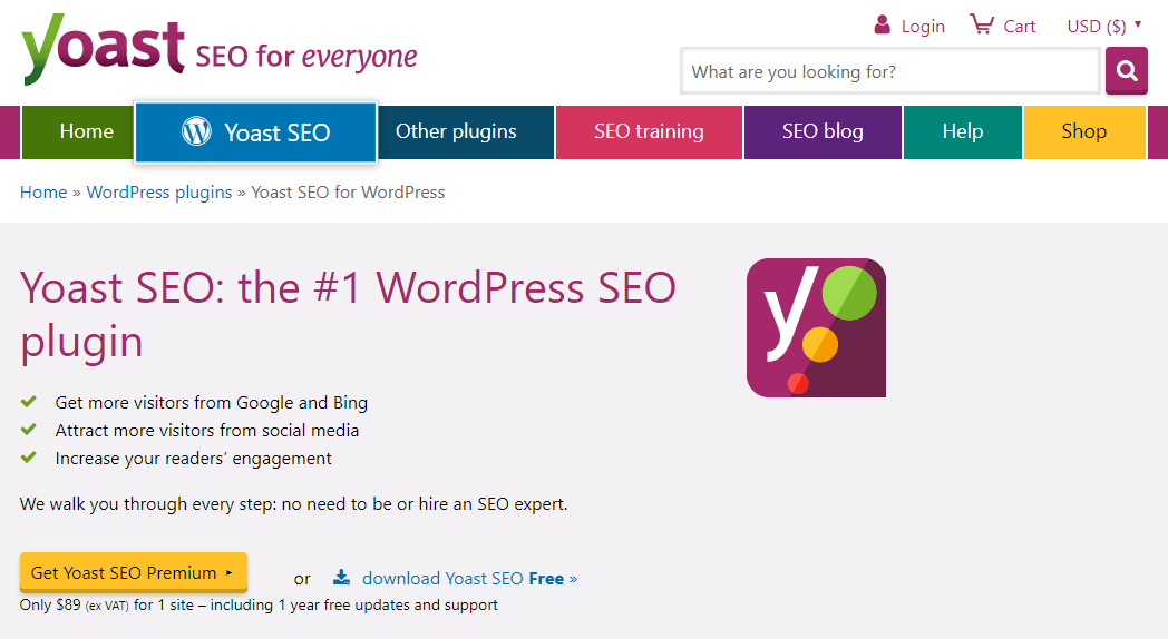 Plugin Yoast WordPress 