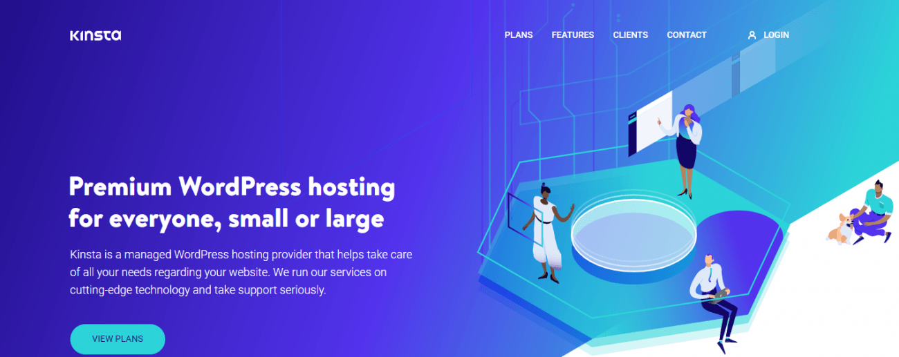 Hosting wordpress di Kinsta