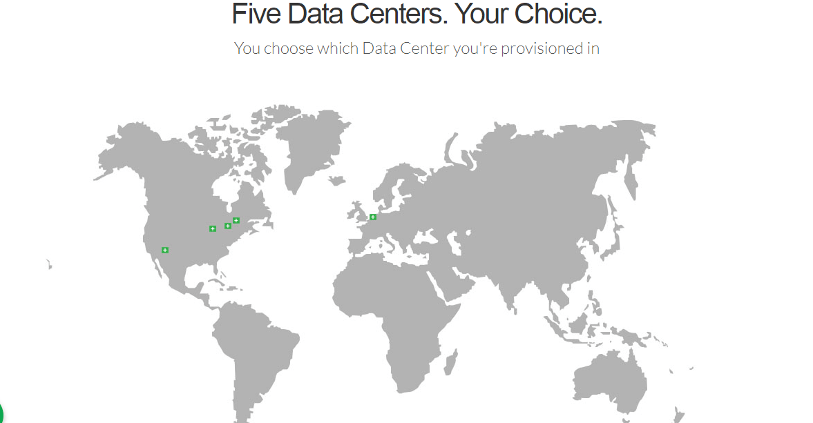 Multiple server locations