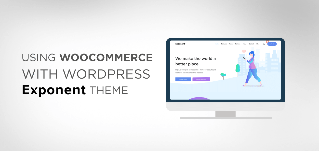 Utilisation de WooCommerce avec le thème d'exposant WordPress