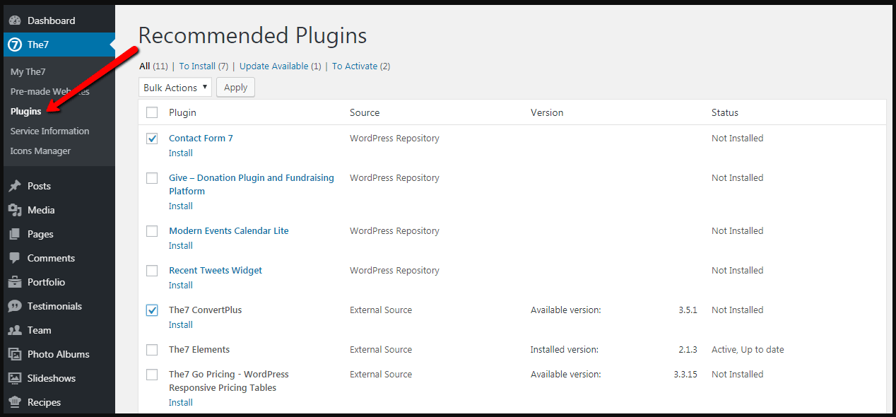 7 plugins