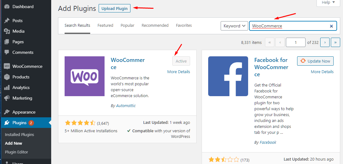 instalacja woocommerce