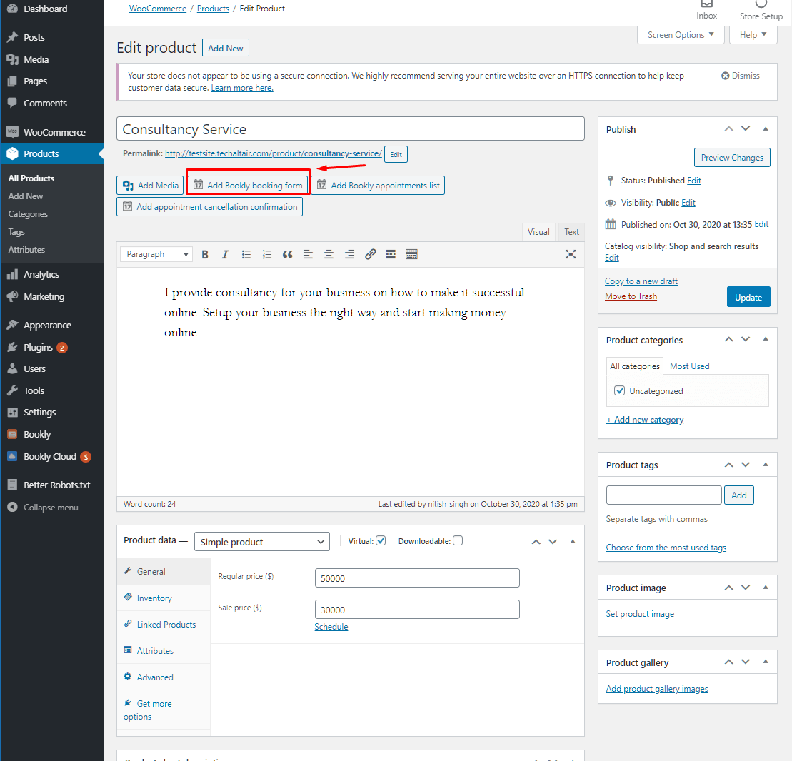 Buchform hinzufügen